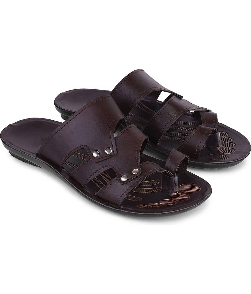 PENNEN Tan Men's Thong Flip Flop