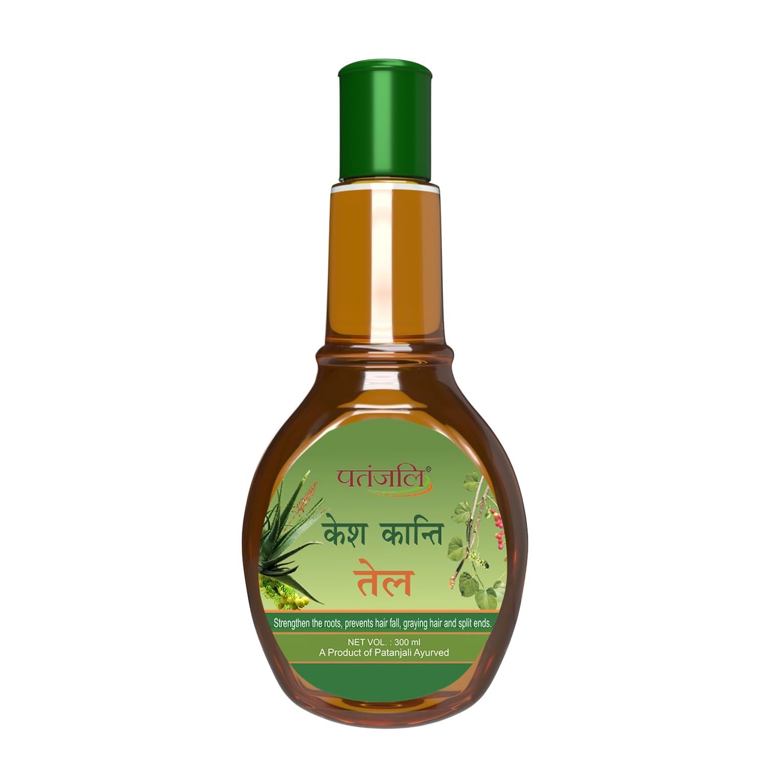 Patanjali Kesh Kanti Hair Oil, 300ml Patanjali Kesh Kanti Hair Oil, 300ml - Multicolor / 300 ml (Pack of 1)