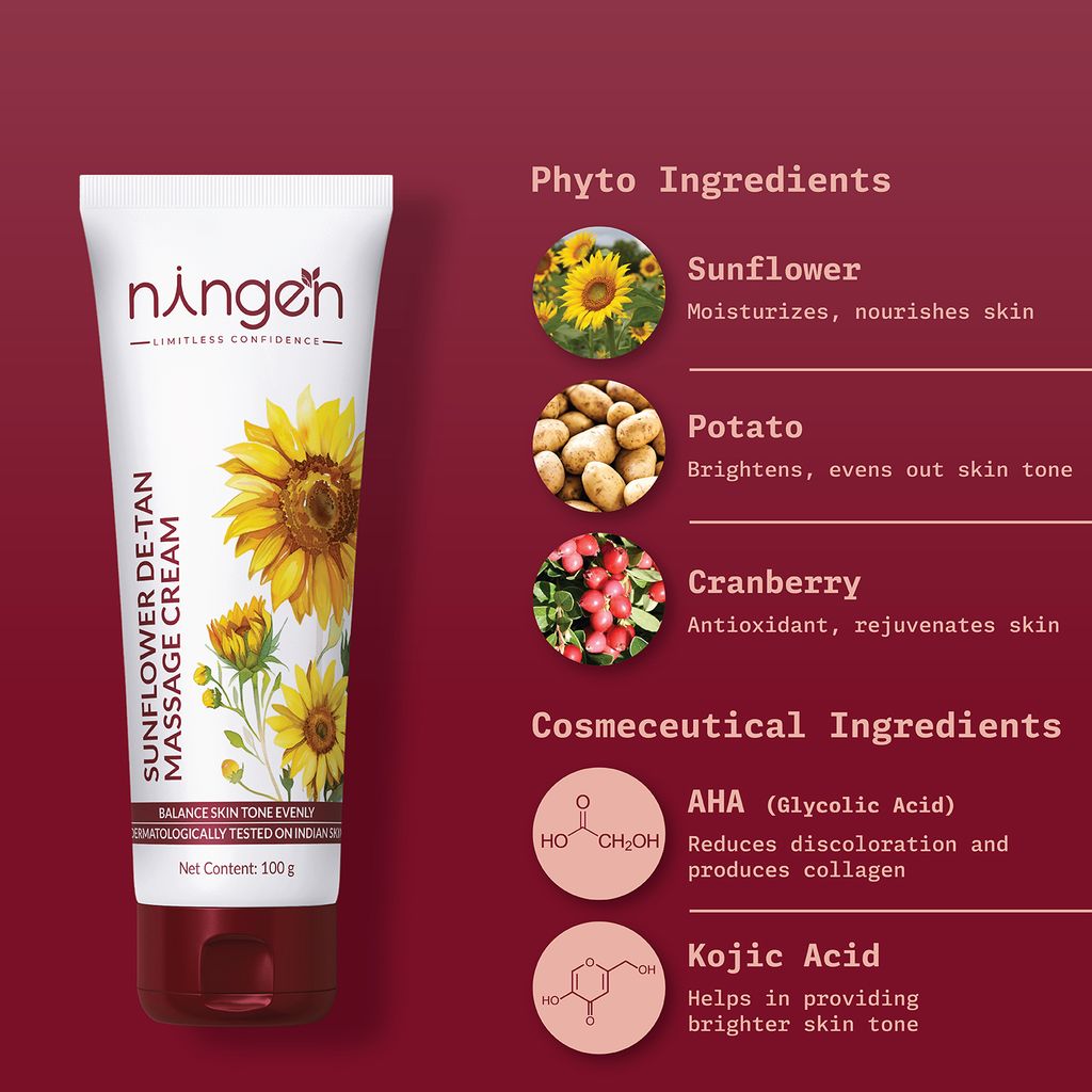 Sunflower De-Tan Cream