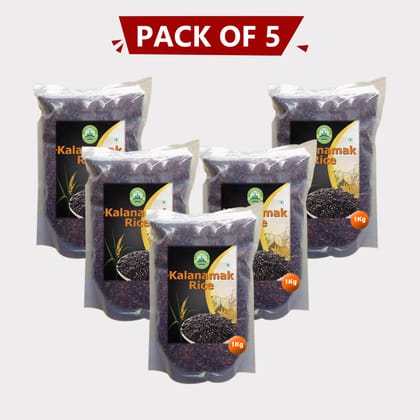 Kalanamak Rice - 1 Kg (Pack of 5)