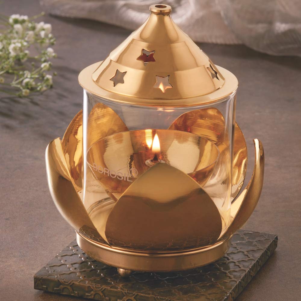Borosil Subh Brass Diya, Medium - Pooja Needs | Buy online on ZillyBuy