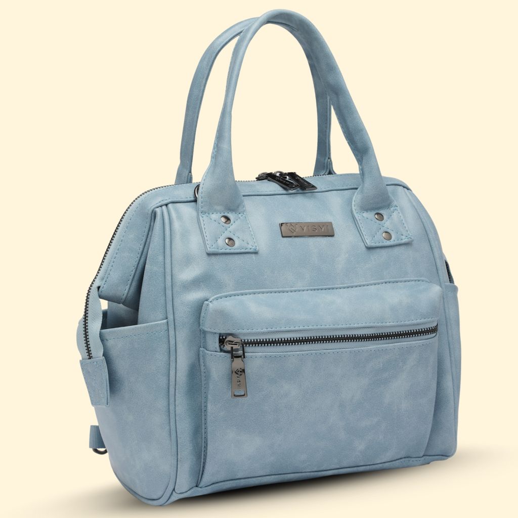 Women Handbag Pu Leather Crossbody Sling Bag Stylish Office Bag Lightweight Water Resistant Satchel Shoulder Bag With Detachable Strap