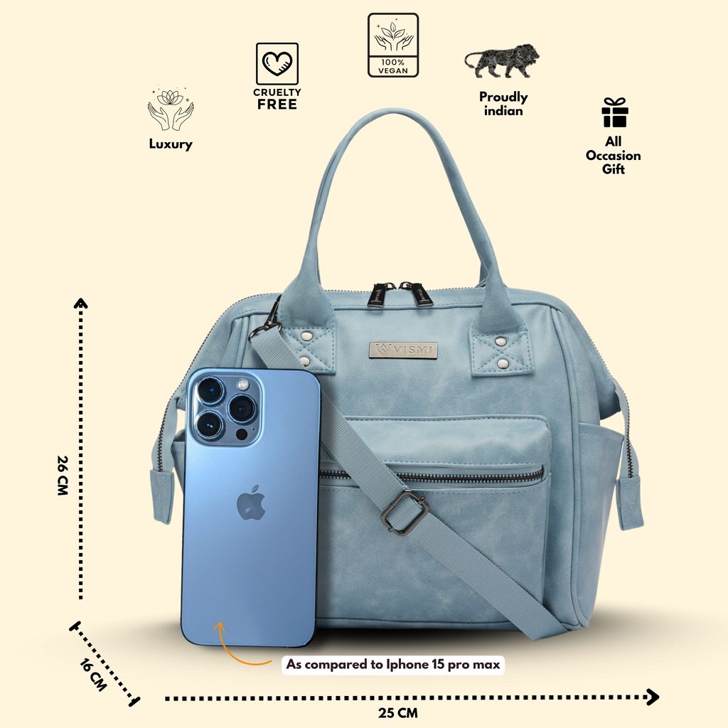 Women Handbag Pu Leather Crossbody Sling Bag Stylish Office Bag Lightweight Water Resistant Satchel Shoulder Bag With Detachable Strap