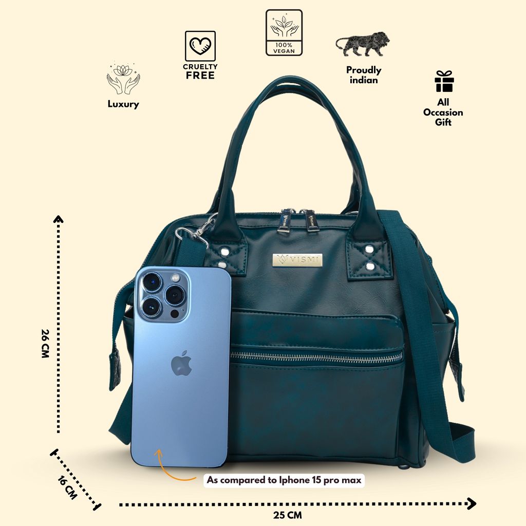 Women Handbag Pu Leather Crossbody Sling Bag Stylish Office Bag Lightweight Water Resistant Satchel Shoulder Bag With Detachable Strap