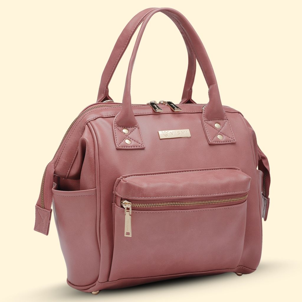 Women Handbag Pu Leather Crossbody Sling Bag Stylish Office Bag Lightweight Water Resistant Satchel Shoulder Bag With Detachable Strap