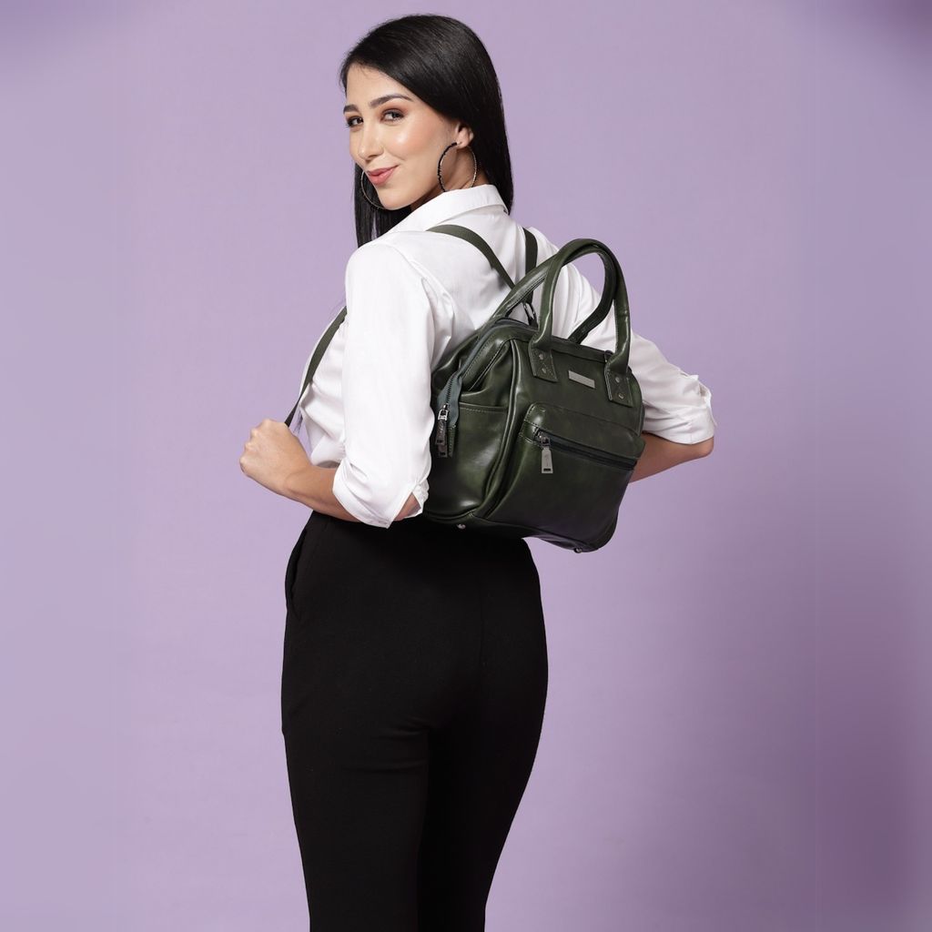 Women Handbag Pu Leather Crossbody Sling Bag Stylish Office Bag Lightweight Water Resistant Satchel Shoulder Bag With Detachable Strap