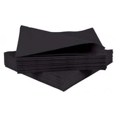 Disposable Black Paper Napkins - Party and Festive Needs | Buy online on ZillyBuy