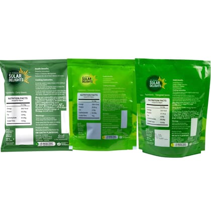 South Indian Tadka Pack 300g – Ozone-Washed Solar-Dried Curry Leaves, Fenugreek & Coriander | Natural, Preservative-Free | Made in India | Dr. Renga’s Solar Delights