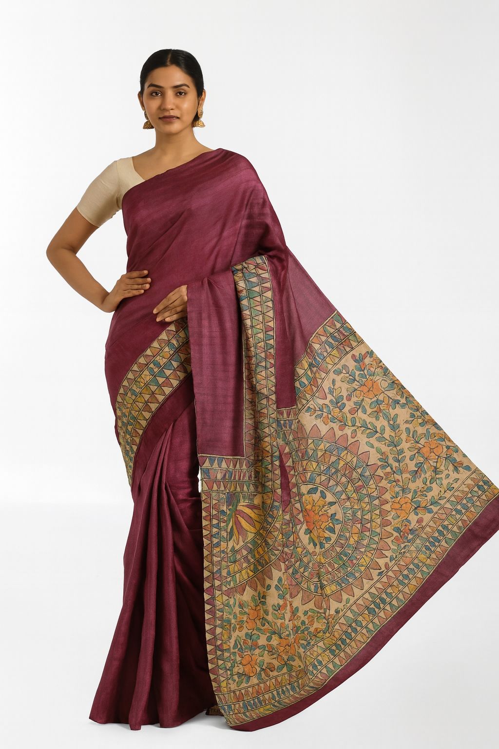 Tussar Silk Saree