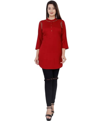 Rayon Short Kurti For Women (Pack of 1)