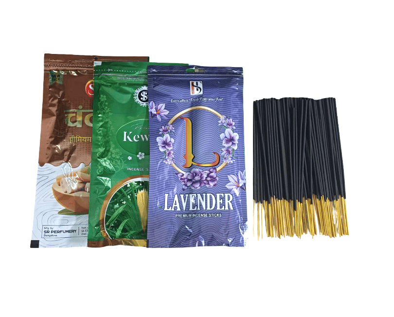 Premium Incense Sticks - Lavender, Kew, and Chandan Collection pack of -3