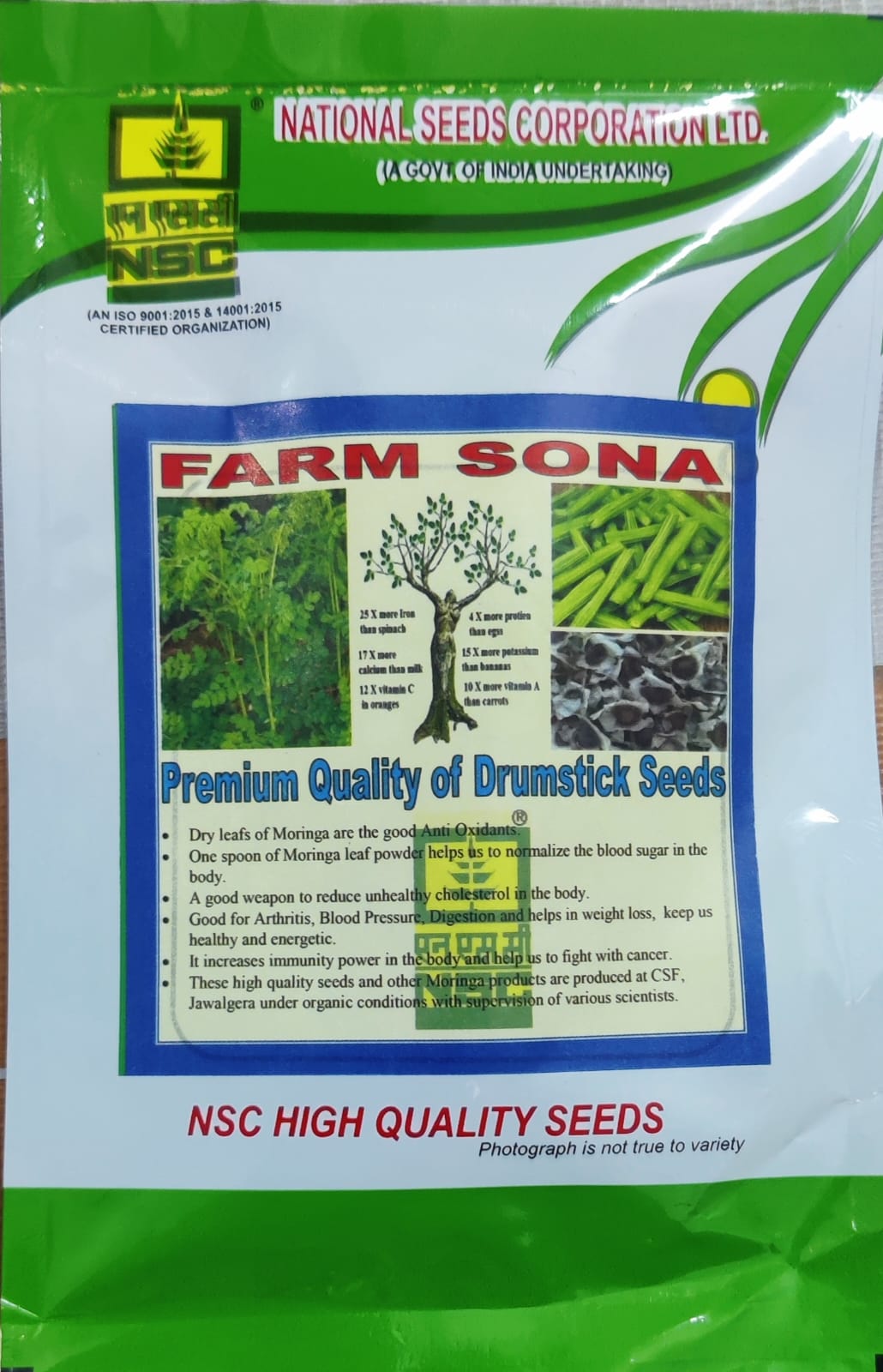 NSC Farm Sona Premium Drumstick (Moringa) Seeds - High Yield