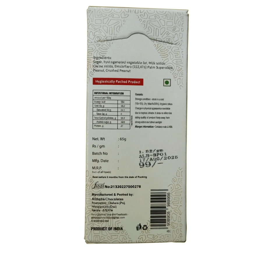 Crunchy Butter Peanut Chocolate