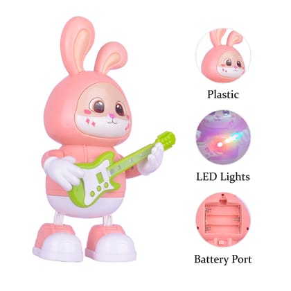 Dancing Rabbit Toy | Dancing Bunny Toy | Dancing Easter Bunny Toy | Rabbit Dancing Toy | Rabbit Guitarist Toy | Kids Toys | Children's Toys | Toys For Kids | Dancing Toys | Electronic Toys | Cute Rabbit Dancing Toy  