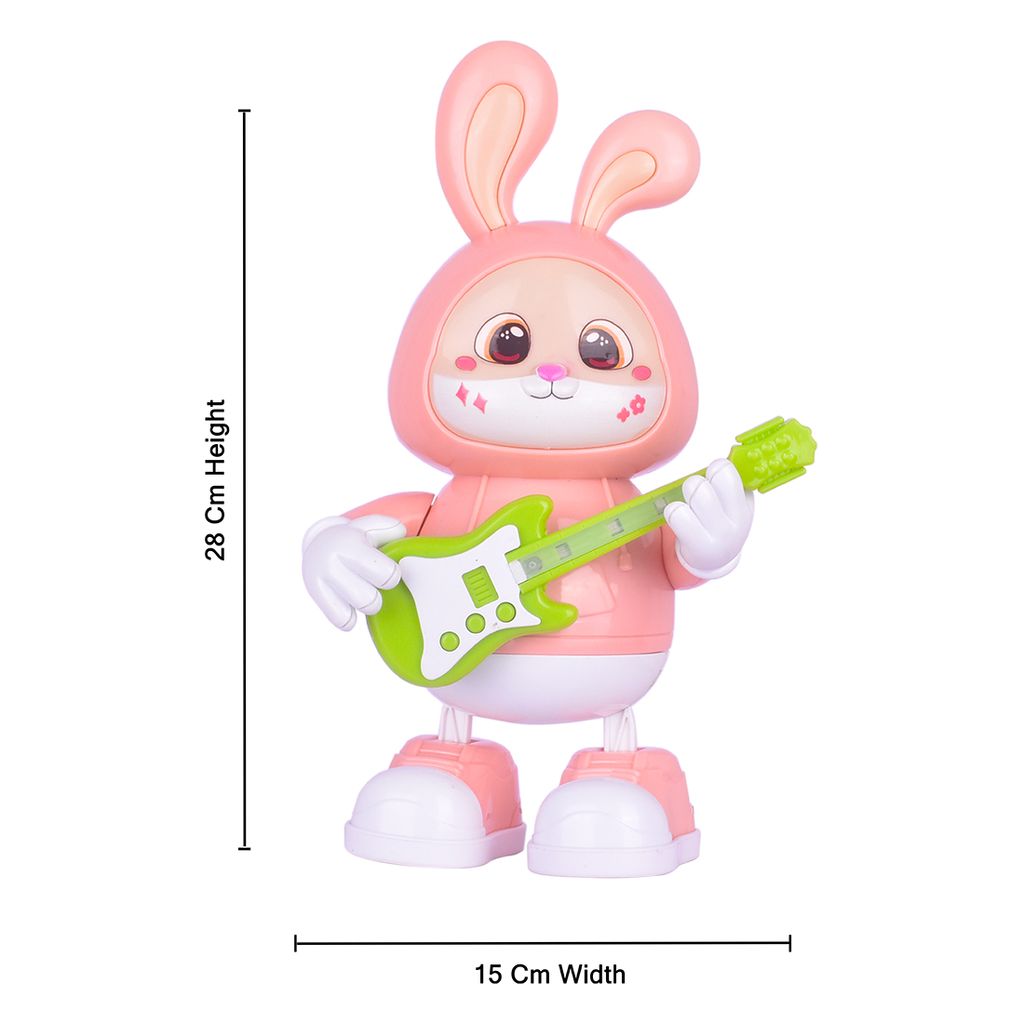 Dancing Rabbit Toy | Dancing Bunny Toy | Dancing Easter Bunny Toy | Rabbit Dancing Toy | Rabbit Guitarist Toy | Kids Toys | Children's Toys | Toys For Kids | Dancing Toys | Electronic Toys | Cute Rabbit Dancing Toy