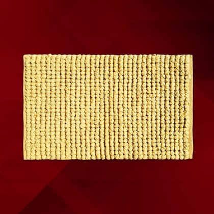 Natural Fiber Textured Bath Mat & Doormat | Absorbent & Durable Home Floor Rug