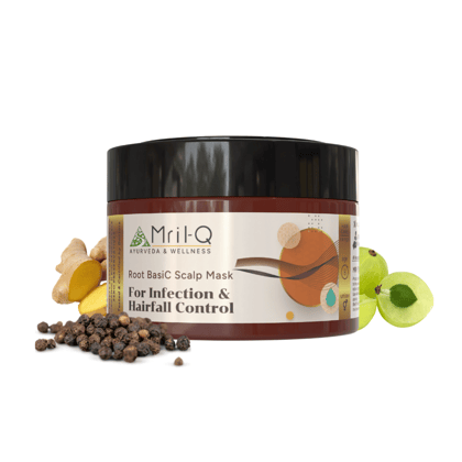MrilQ Root Basic | Hair Mask | Heals Scalp Infection | Controls Wet Dandruff | Control Hair fall | Nourishes Hair