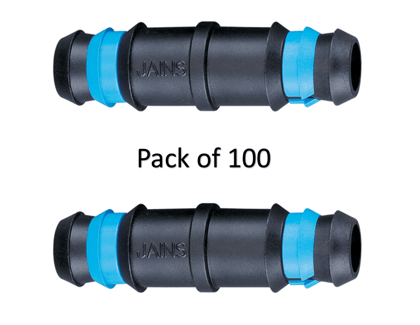 Jain Irrigation Dripline Joiner 12x12 OD (Pack of 100)