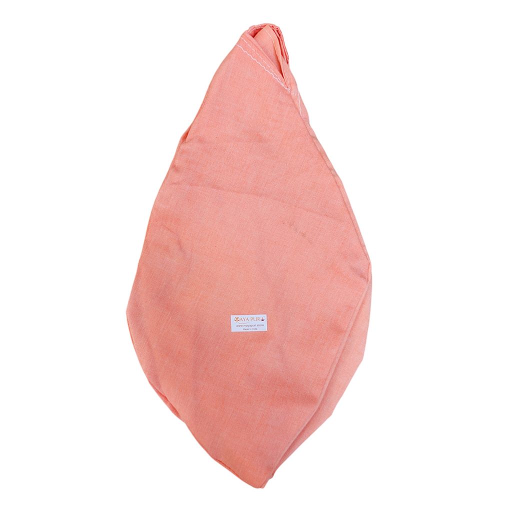 Mayapuri Pure Cotton Japa Mala Bag – Beads Bag / Chanting Bag with Zip Pocket & Sakshi Mala Counter | Durable & Comfortable for Daily Puja, Meditation & Mantra Chanting (Pale Salmon, Pack of 1) - Pooja Needs | Buy online on ZillyBuy