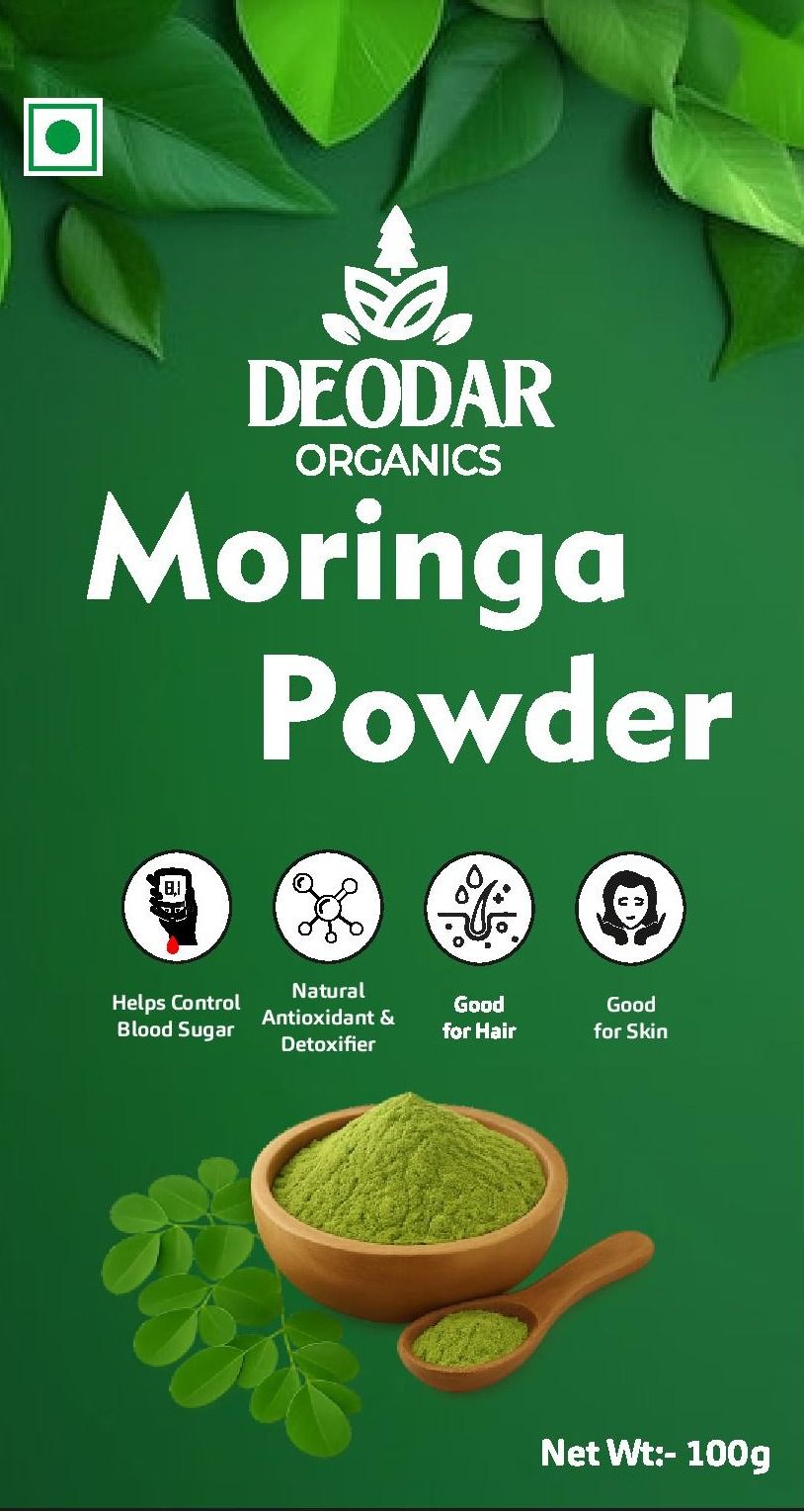 Deodar Organics Moringa Powder – Natural & Nutrient-Rich