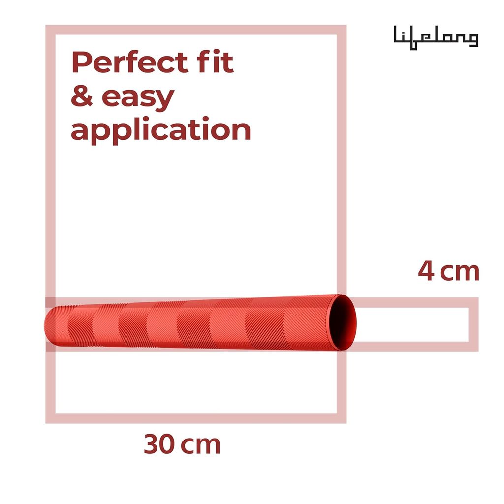 Teknaxo | Bat Grip| Ring Texture | Ergonomic Design | Easy Wrap | Soft Rubber Grip for Better Cricket Swing | Durable, Bat Grip for All Cricket Players