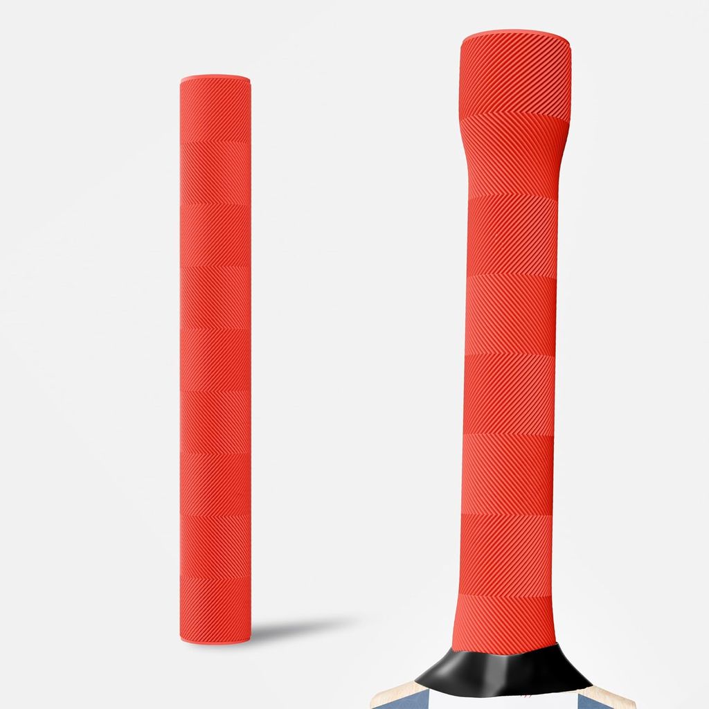 Teknaxo | Bat Grip| Ring Texture | Ergonomic Design | Easy Wrap | Soft Rubber Grip for Better Cricket Swing | Durable, Bat Grip for All Cricket Players