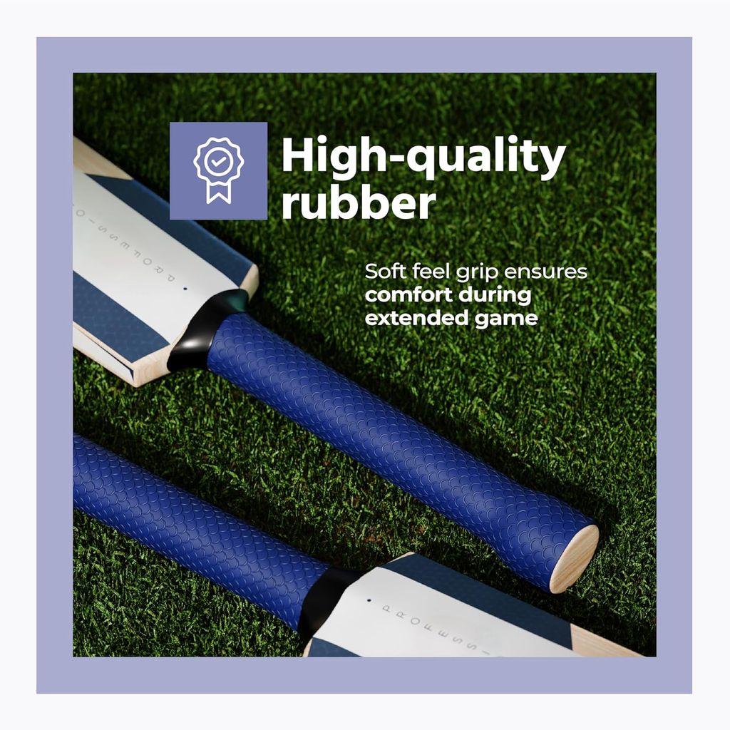 Teknaxo | Bat Grip| Ring Texture | Ergonomic Design | Easy Wrap | Soft Rubber Grip for Better Cricket Swing | Durable, Bat Grip for All Cricket Players