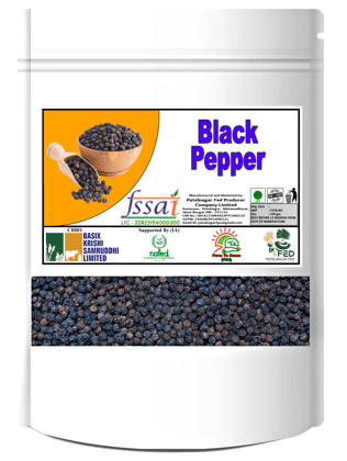 Premium Whole Black Pepper | Pure Kali Mirch for Cooking - 100gm