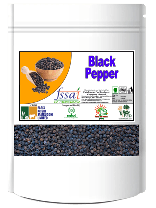 Premium Whole Black Pepper | Pure Kali Mirch for Cooking - 250gm