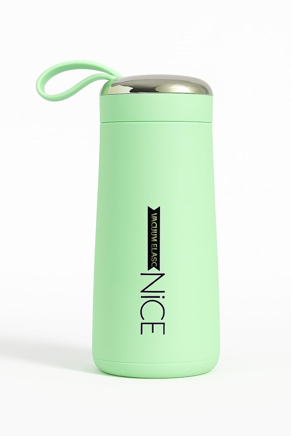 BLOSSOM Glass Water Bottle With Plastic Cap 400 ML, Set of 1 Mini Glass Water Bottle, Leak Proof, Airtight Lid for Hot & Cold Water, Milk, Juice (Colour & print Choice Not Available)