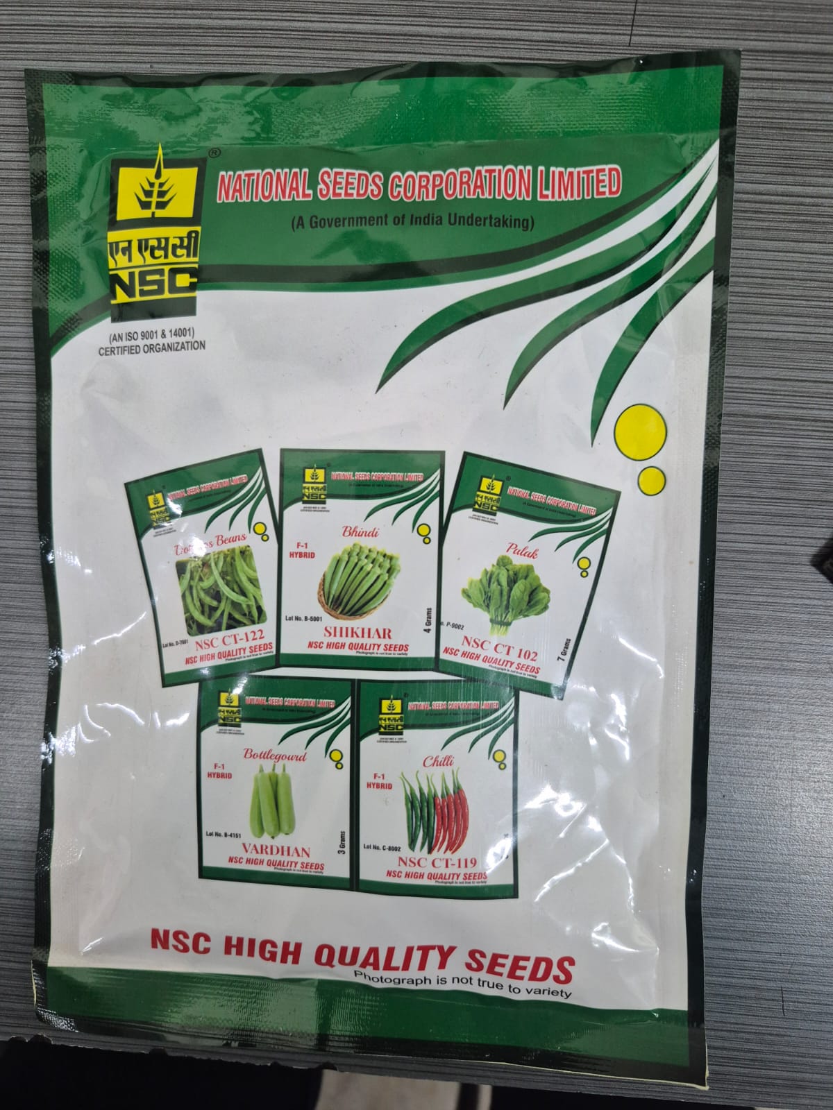 NSC High Quality Vegetable Seeds Kit