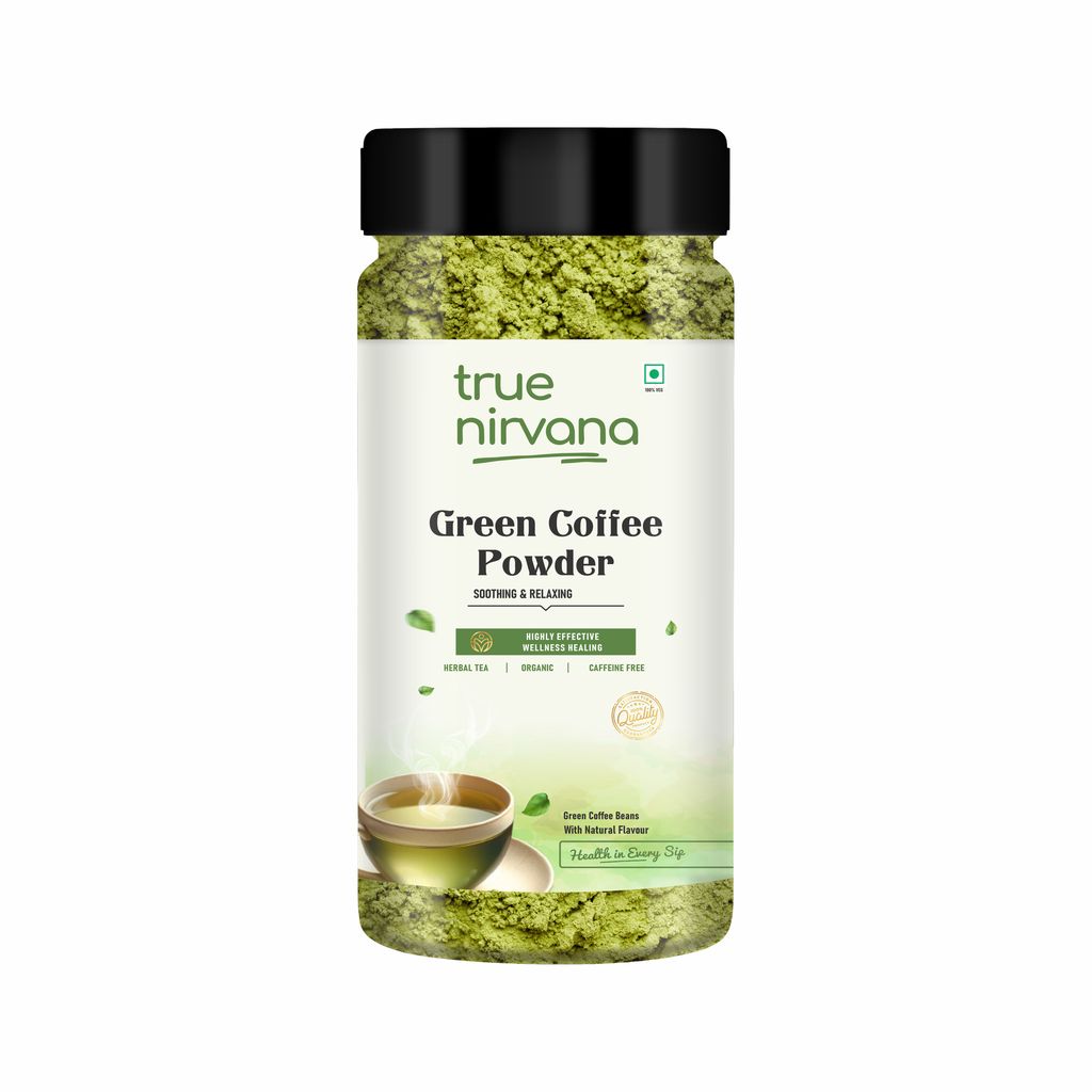 True Nirvana Green Coffee Beans Powder – Herbal Tea for Weight Management & Wellness