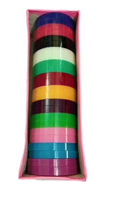 Plastic Flat 2 Cut Bangles Box "For Thread Work"