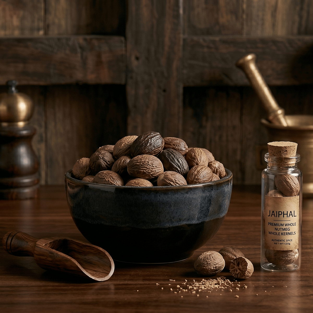 ODM Masala Nutmeg (Jaiphal) - Whole Aromatic Spice