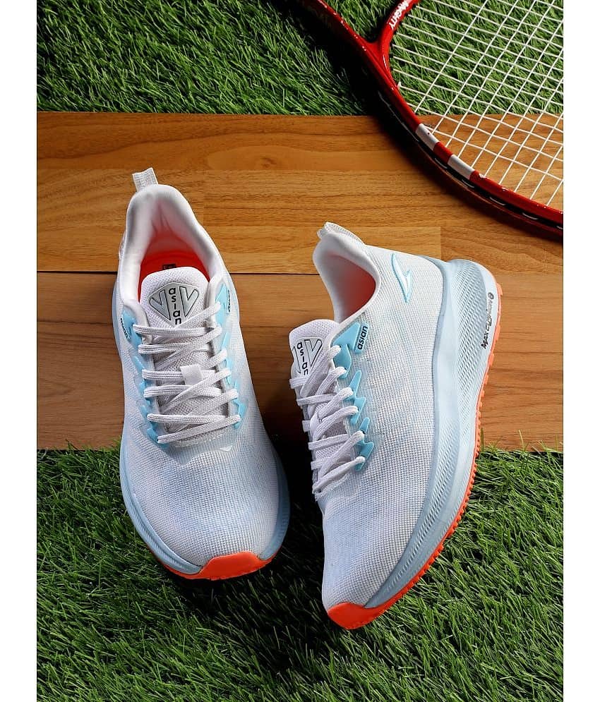 ASIAN FORTUNER-12 White Men's Sports Running Shoes