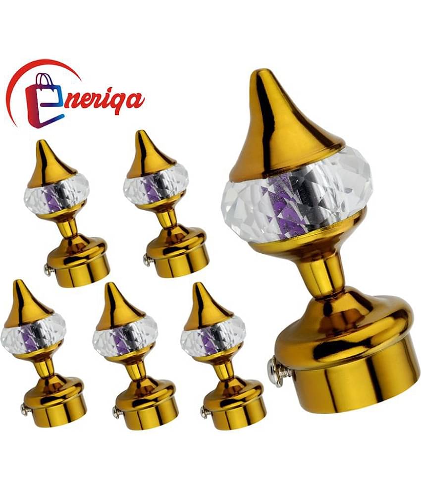 Eneriqa Set of 6 Wrought Iron Single Rod Bracket