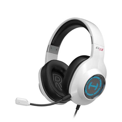 Edifier G2 II Wired Gaming Headset with Surround Stereo Sound Wired Headphones with Microphone and Volume Control- White