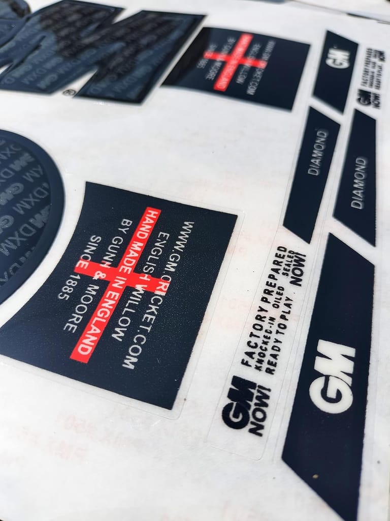 TEKNAXO | Cricket BAT Sticker GM