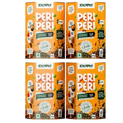 JOLOCHIP Jolospice Peri Peri | 4 Packs x 6 Sachets (6g Each) | 144g JOLOCHIP Jolospice Peri Peri | 4 Packs x 6 Sachets (6g Each) | 144g