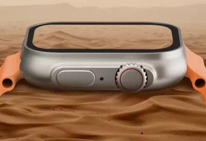 Ultra Series 8 AMOLED 368 * 448px 1.89 High Resolution,BT Calling and 123 Sports Modes Smartwatch (Orange Strap, Free Size)