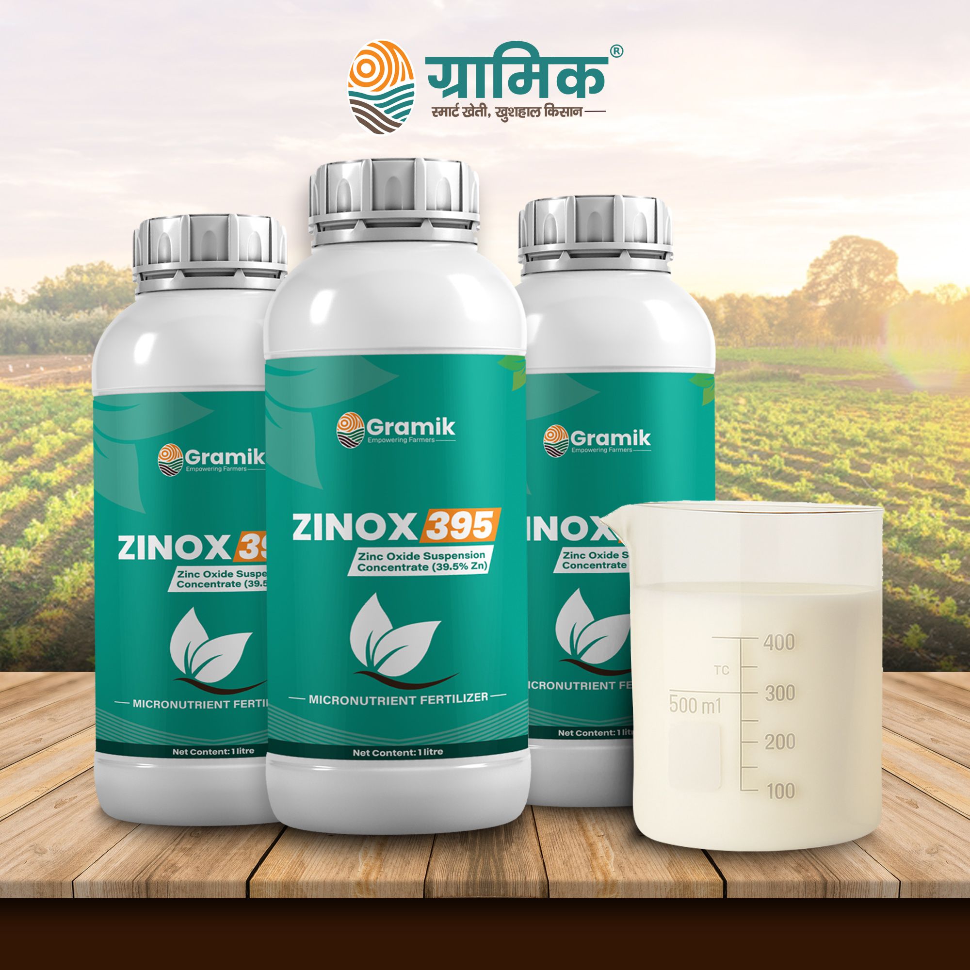 ZINOX 395 (Zinc oxide suspension) Micronutrient Fertilizer