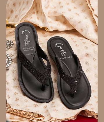 Puntoblu Black Women's Slipper