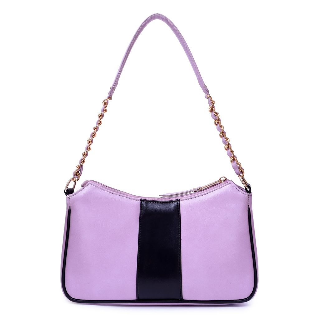 VISMIINTREND Women Handbag | Pu Leather Satchel Bag | Crossbody Sling Bag with Detachable Adjustable Strap | Evening Party Handbag | Solid Half Moon Style | Bags