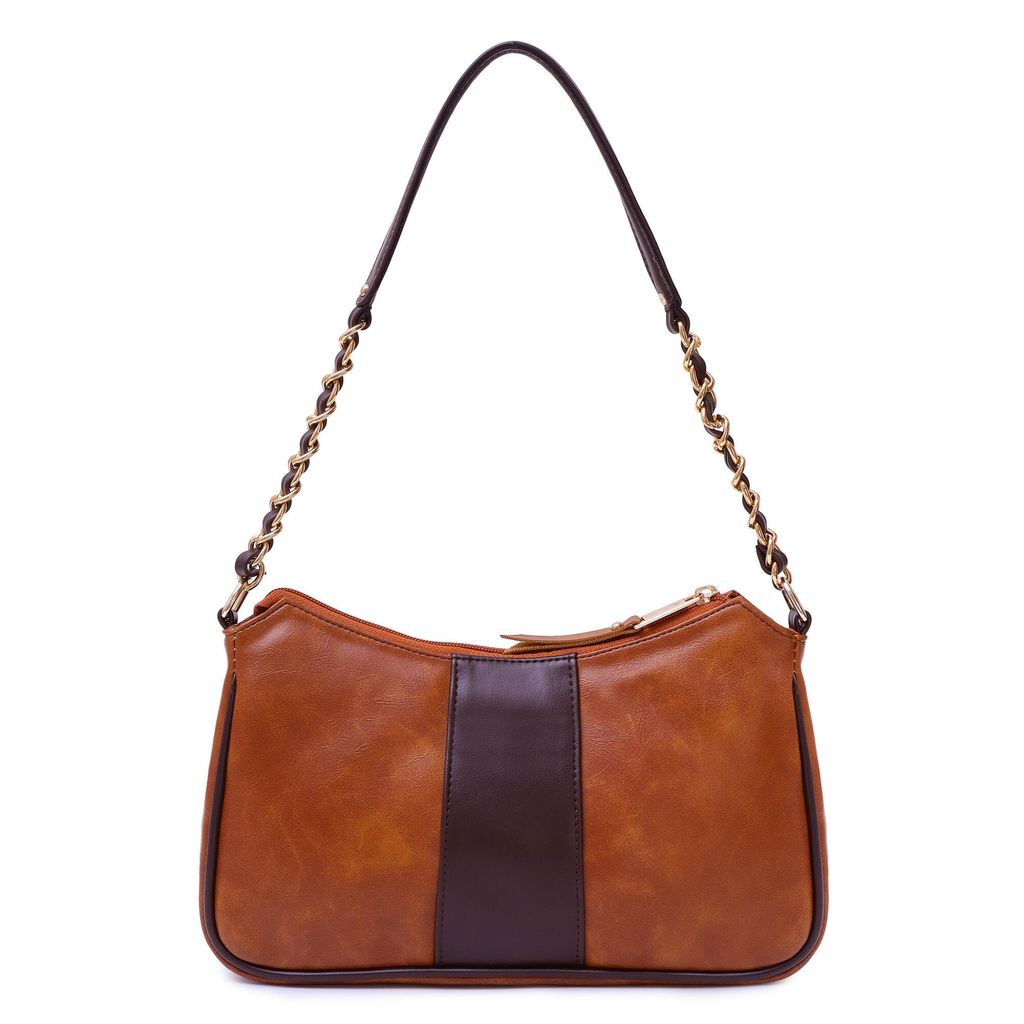 VISMIINTREND Women Handbag | Pu Leather Satchel Bag | Crossbody Sling Bag with Detachable Adjustable Strap | Evening Party Handbag | Solid Half Moon Style | Bags