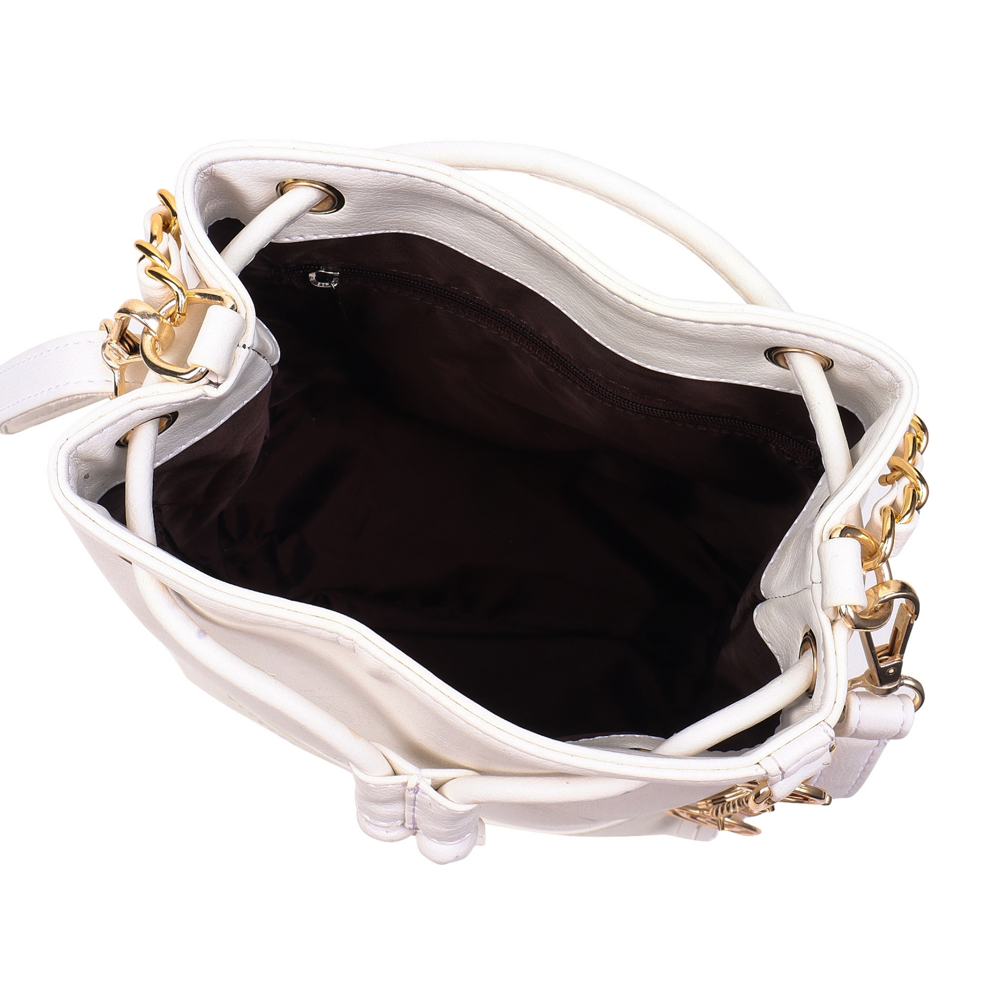 VISMIINTREND Stylish Bucket Bag for Women, Girls | Crossbody Detachable Strap Drawstring Closure Handbag | Pu Vegan Leather Handbag with Wallet & Purse