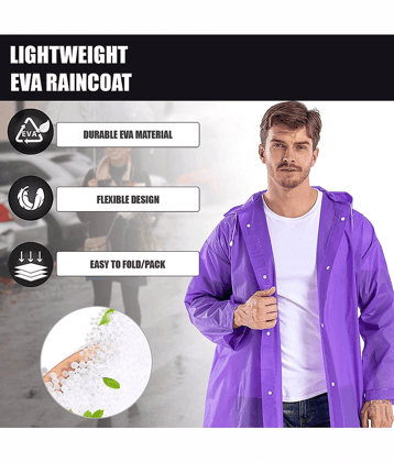 All-Weather Hooded Rain Coat for Men, Women, and Kids – Waterproof & Windproof Outdoor Rainwear Suit (Pack of 1)