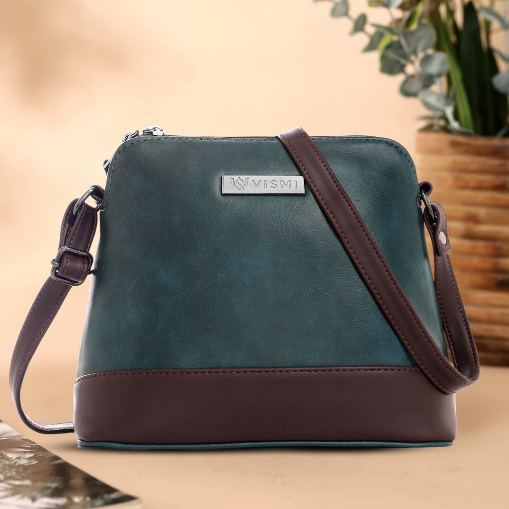 VISMIINTREND Crossbody Bag for Women, Girls | Stylish Shoulder Bag | Pu Leather Adjustable Travel Bags | Birthday Gift for Wife | Mother | Diwali Gift