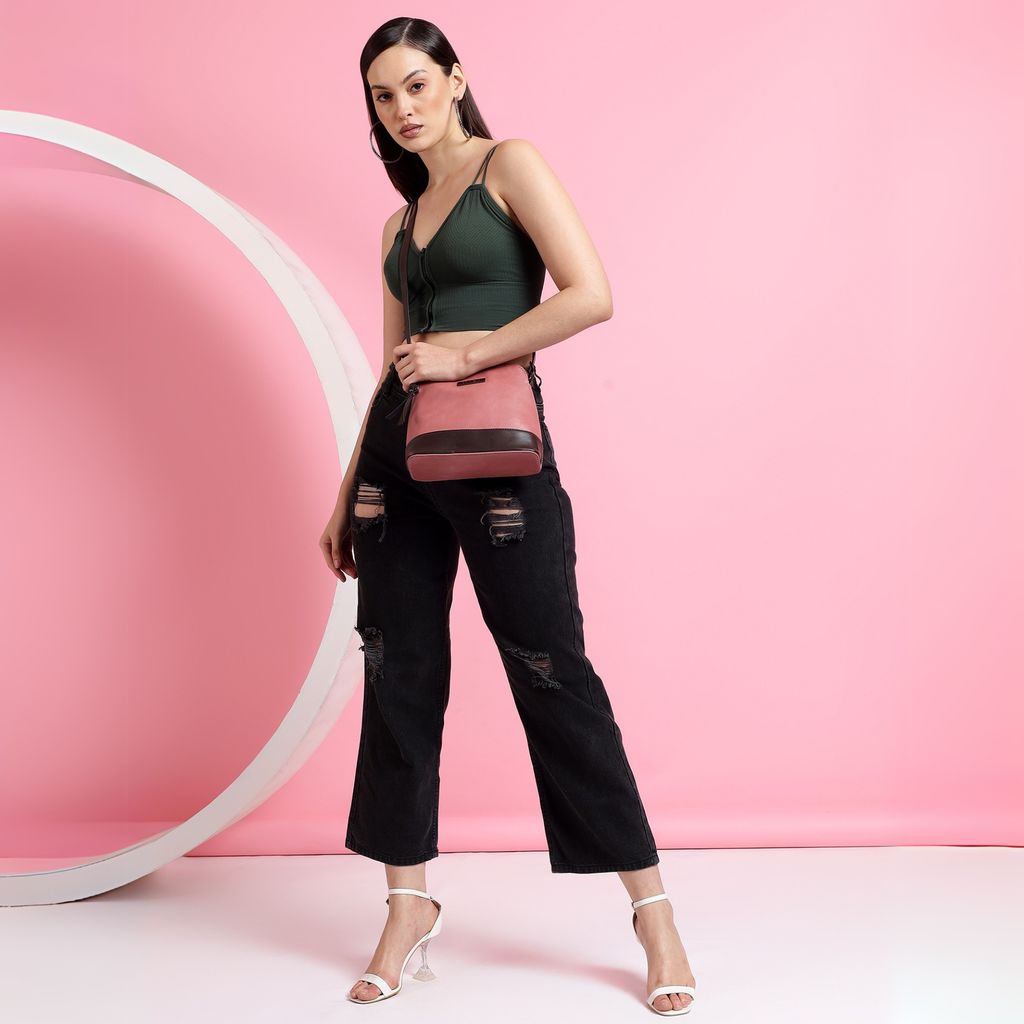 VISMIINTREND Crossbody Bag for Women, Girls | Stylish Shoulder Bag | Pu Leather Adjustable Travel Bags | Birthday Gift for Wife | Mother | Diwali Gift