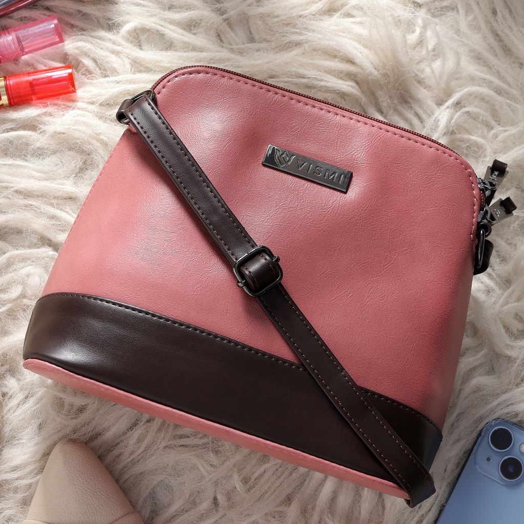 VISMIINTREND Crossbody Bag for Women, Girls | Stylish Shoulder Bag | Pu Leather Adjustable Travel Bags | Birthday Gift for Wife | Mother | Diwali Gift