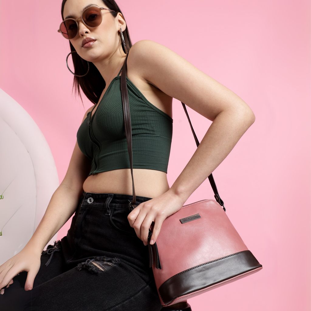 VISMIINTREND Crossbody Bag for Women, Girls | Stylish Shoulder Bag | Pu Leather Adjustable Travel Bags | Birthday Gift for Wife | Mother | Diwali Gift